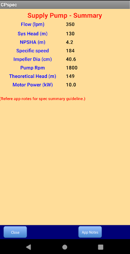 CPspec Screen 2