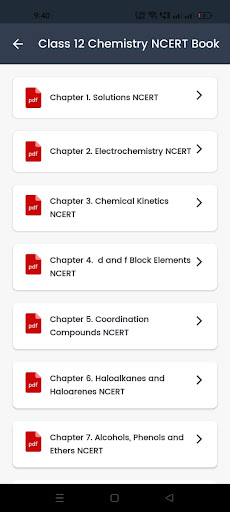 Class 12 Chemistry NCERT Book ekran görüntüsü