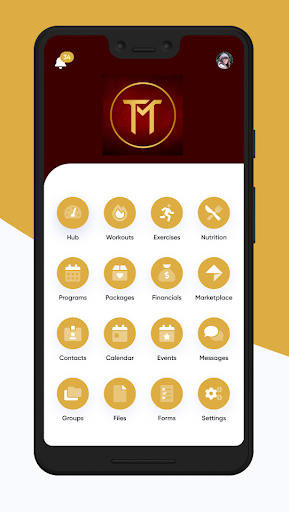 Android application TM Coaching screenshort