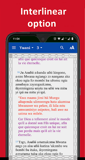 Android application Bible in Budu Koya screenshort