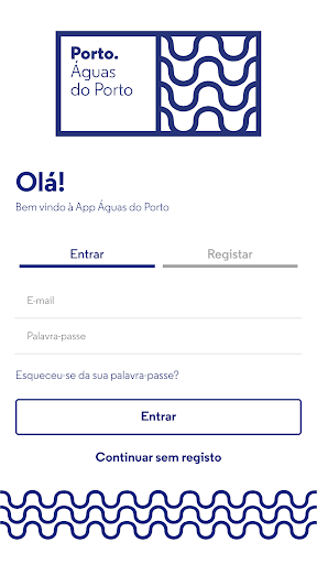 Android application Águas e Energia do Porto screenshort