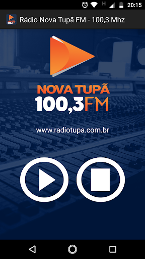 Android application Rádio Nova Tupã FM - 100,3 Mhz screenshort