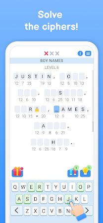 Game screenshot Cipher Master Word Puzzle Game mod apk