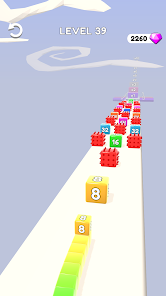 Captura de Pantalla 7 Cube Run 2048 android