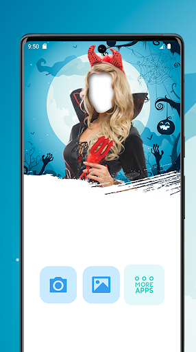 Android application Halloween Costume Photo Editor screenshort