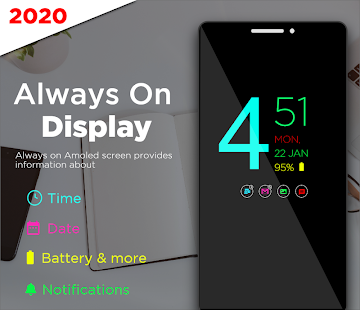 Скачать Always on Display: Edge Light & Amoled Clock Free Онлайн бесплатно на Андроид