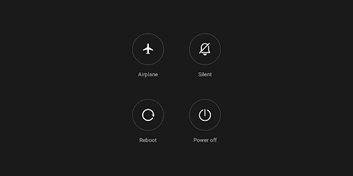 Phone Power Menu Options