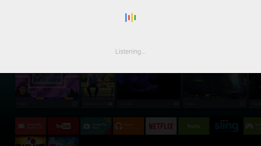 Google app for Android TV screenshots 1
