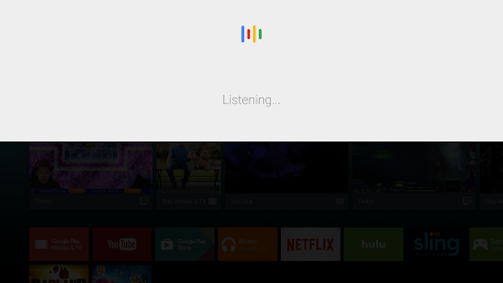 Google app for Android TV