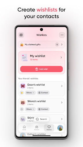 Giftit - Social Wishlists Screen 2