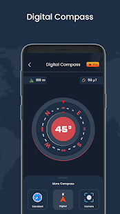 Digital compass & live weather android2mod screenshots 1