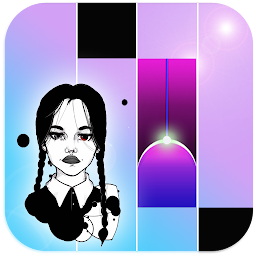 Wednesday Addams Piano Tiles