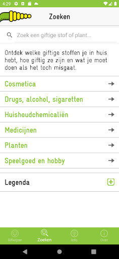 Gifwijzer Screen 3