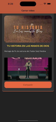 Android application Iglesia CCI screenshort
