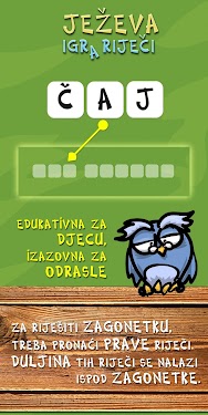 #4. Ježeva Igra Riječi - Word Game from Croatia (Android) By: drugikat