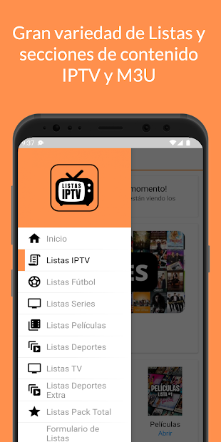 Screenshot 11 Listas IPTV y M3U actualizadas android