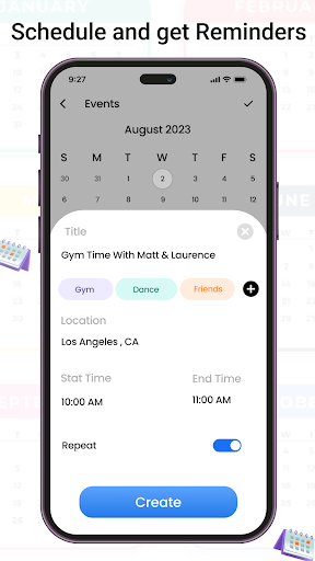 Calendar - Schedule Planner Screen 2