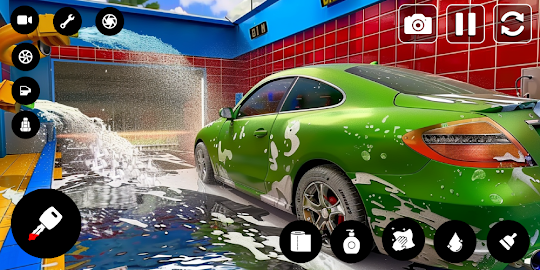Garagem para lavagem de carros