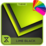 Cover Image of Download Theme XPERIEN™ - Lime black 5.1.1 APK