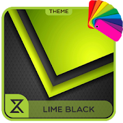 Theme XPERIEN™ - Lime black Download gratis mod apk versi terbaru