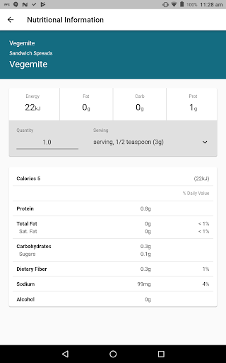 CalorieKing Screenshot 3 - AppWisp.com