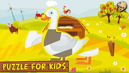 Farm Animals Puzzles Games 2+