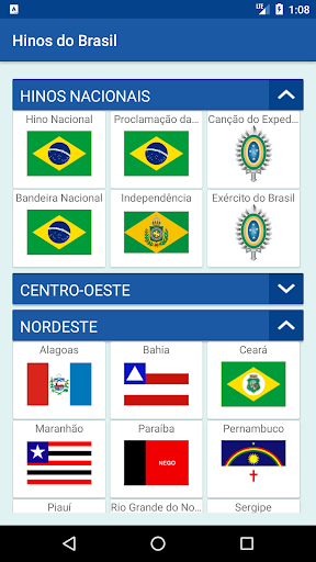 Hinos do Brasil Screen 2