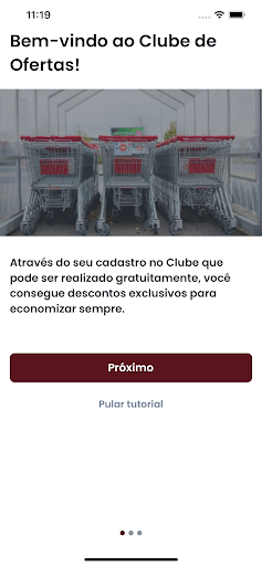 Android application Clube do Angelino screenshort