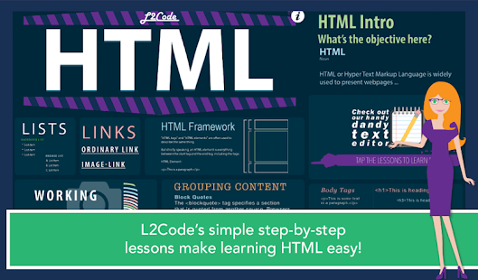L2Code HTML – Learn to Code! banner