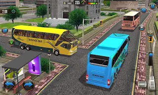 Offroad School Bus Drive Games - Screenshot 1