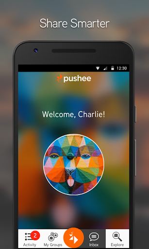 Android application Pushee screenshort