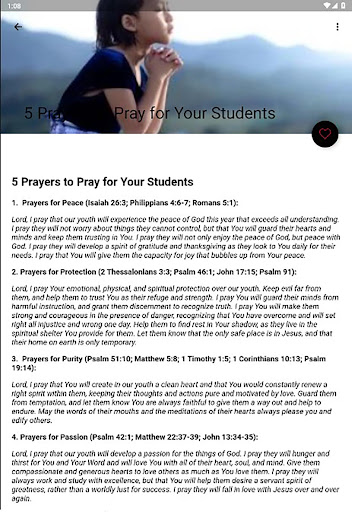 Prayer for Students