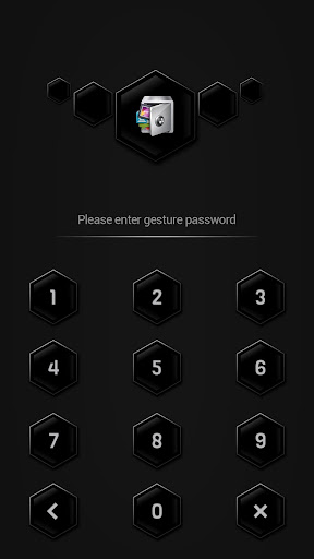 AppLock Theme Black Screen 2