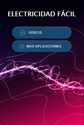 Android application Electricidad fácil screenshort