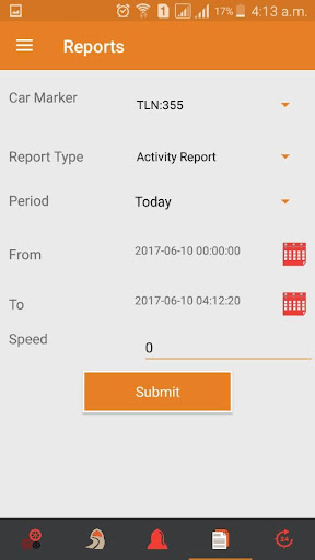 Android application eDrive Tracking 1.2 screenshort