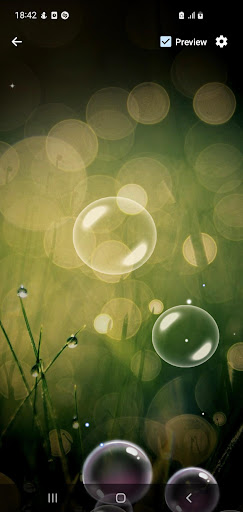 Android application Bubble Pop Live Wallpaper screenshort