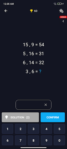 Math brain Screen 3
