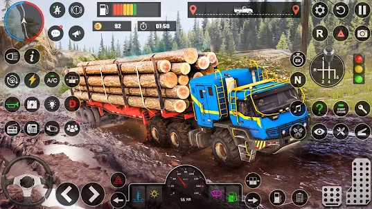 泥漿車模擬器-泥卡車遊戲: 泥漿車駕駛