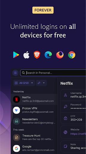 Proton Pass: Password Manager 2