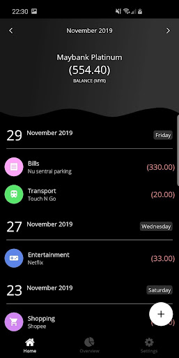 Flowy Spending Tracker