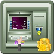 Bitcoins and ATM: Bank And Cash learning Simulator  Icon