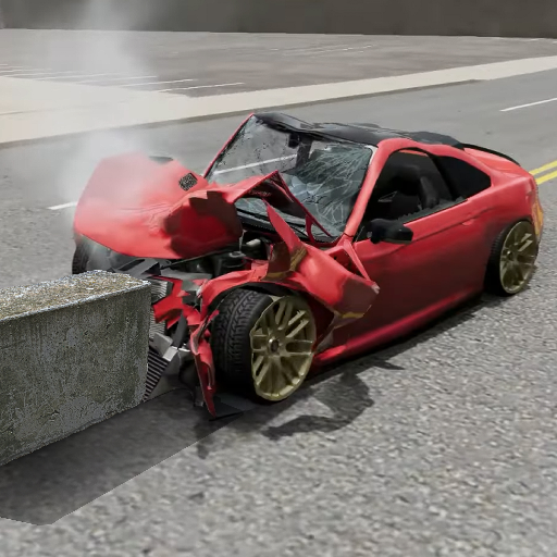 Ramp Crash Car - Deadly Fall