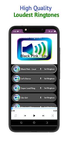 Loudest ringtones Screen 3