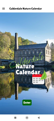 Android application Calderdale Nature Calendar screenshort
