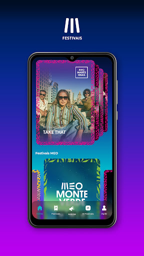 Android application MEO Festivais screenshort