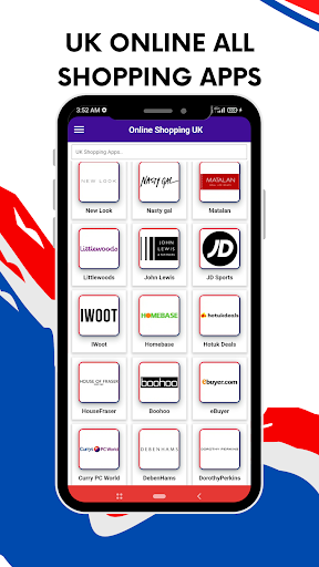 UK Online Shopping Shops Screen 2