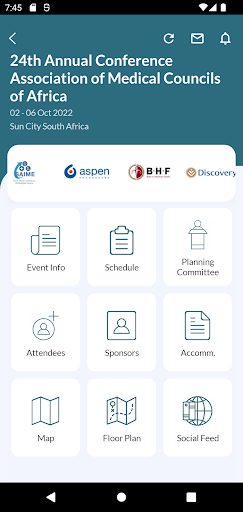 Android application AMCOA 2022 screenshort