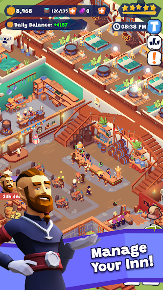 Idle Inn Empire: Hotel Tycoon 2.6.0 APK + Мод (Unlimited money) за Android