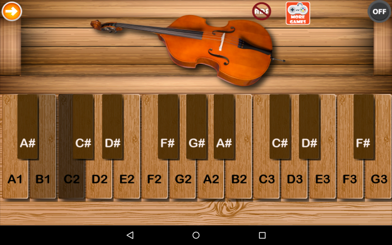 Android application Professional Double Bass screenshort