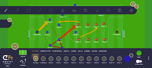 Android application C14Pad by Cruyff Football screenshort